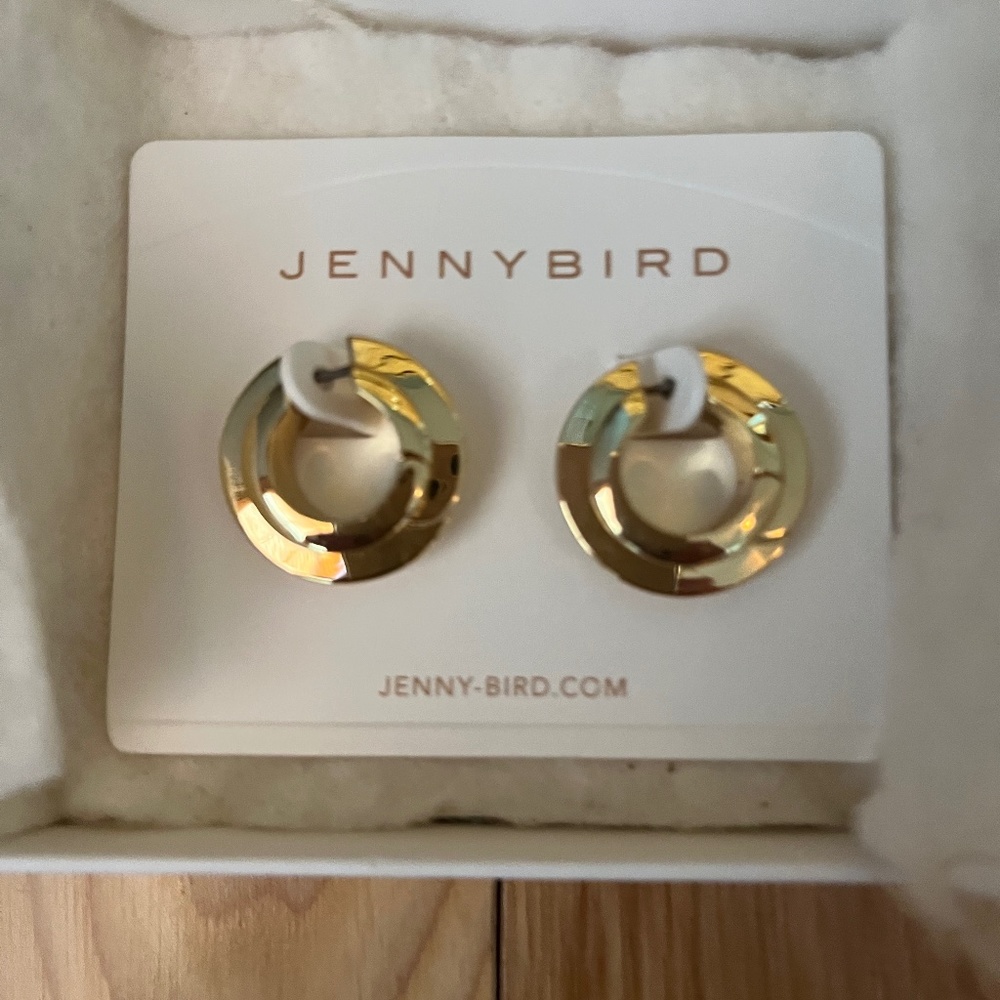 Jenny Bird Veda Hoops Gold